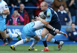 Dan Fish on the attack last time v Glasgow