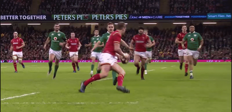 Ireland Biggar great kick