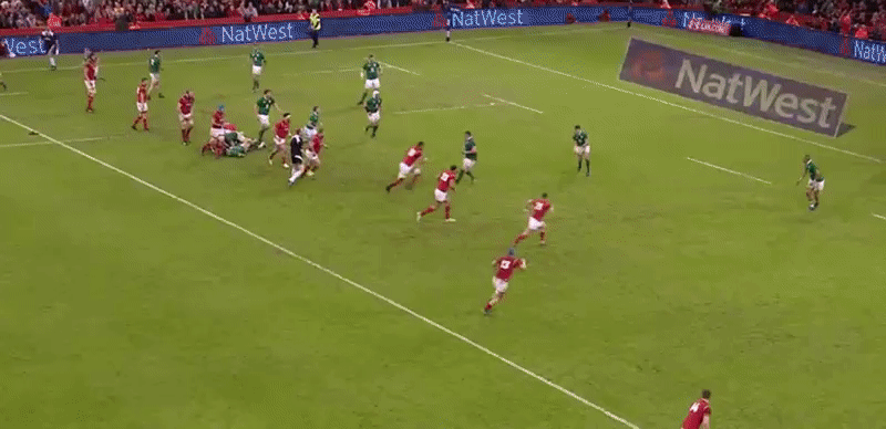 Ireland Roberts Try