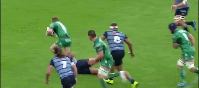 Connacht A Navidi interception