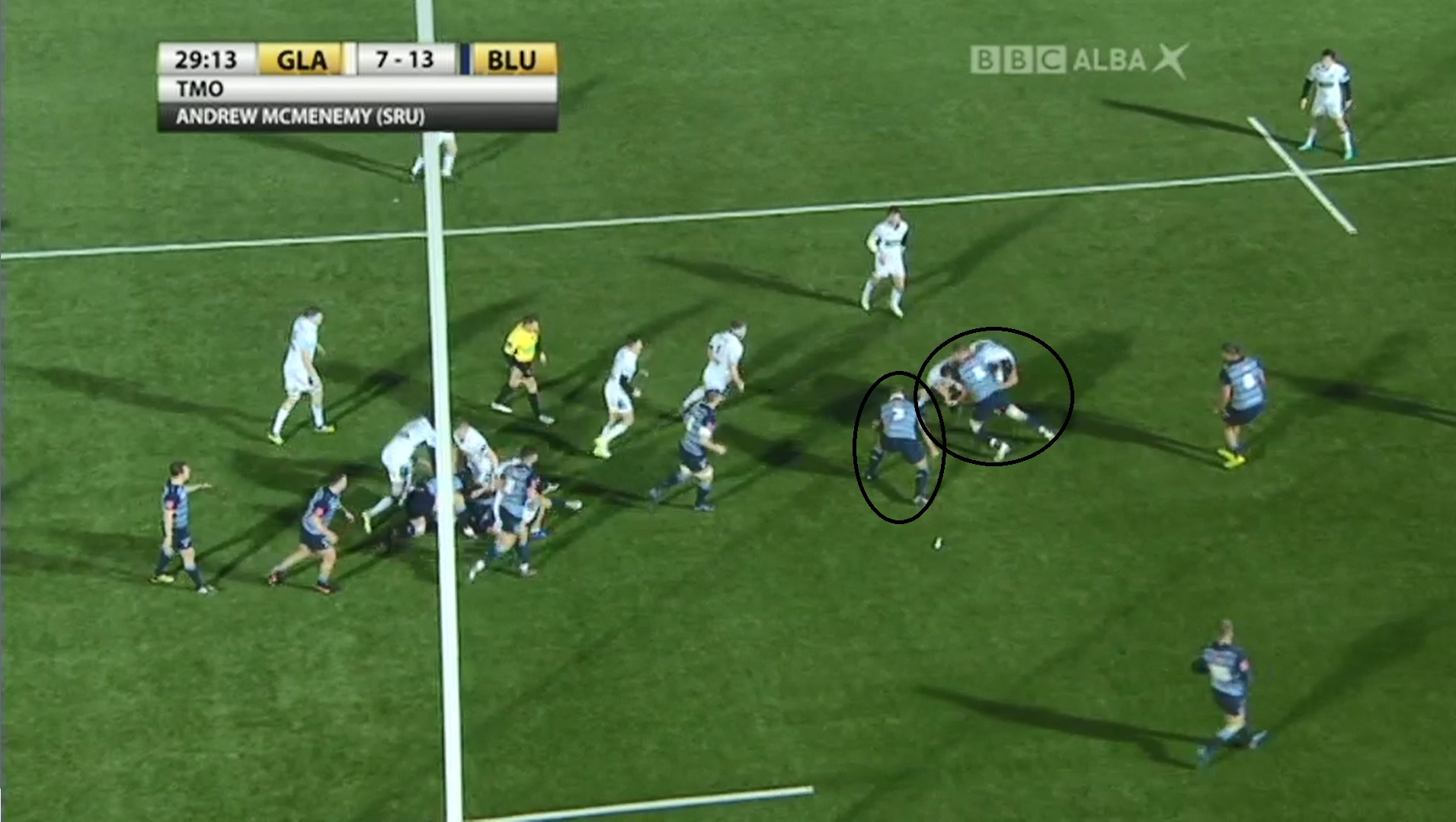 Filise red card aerial 1