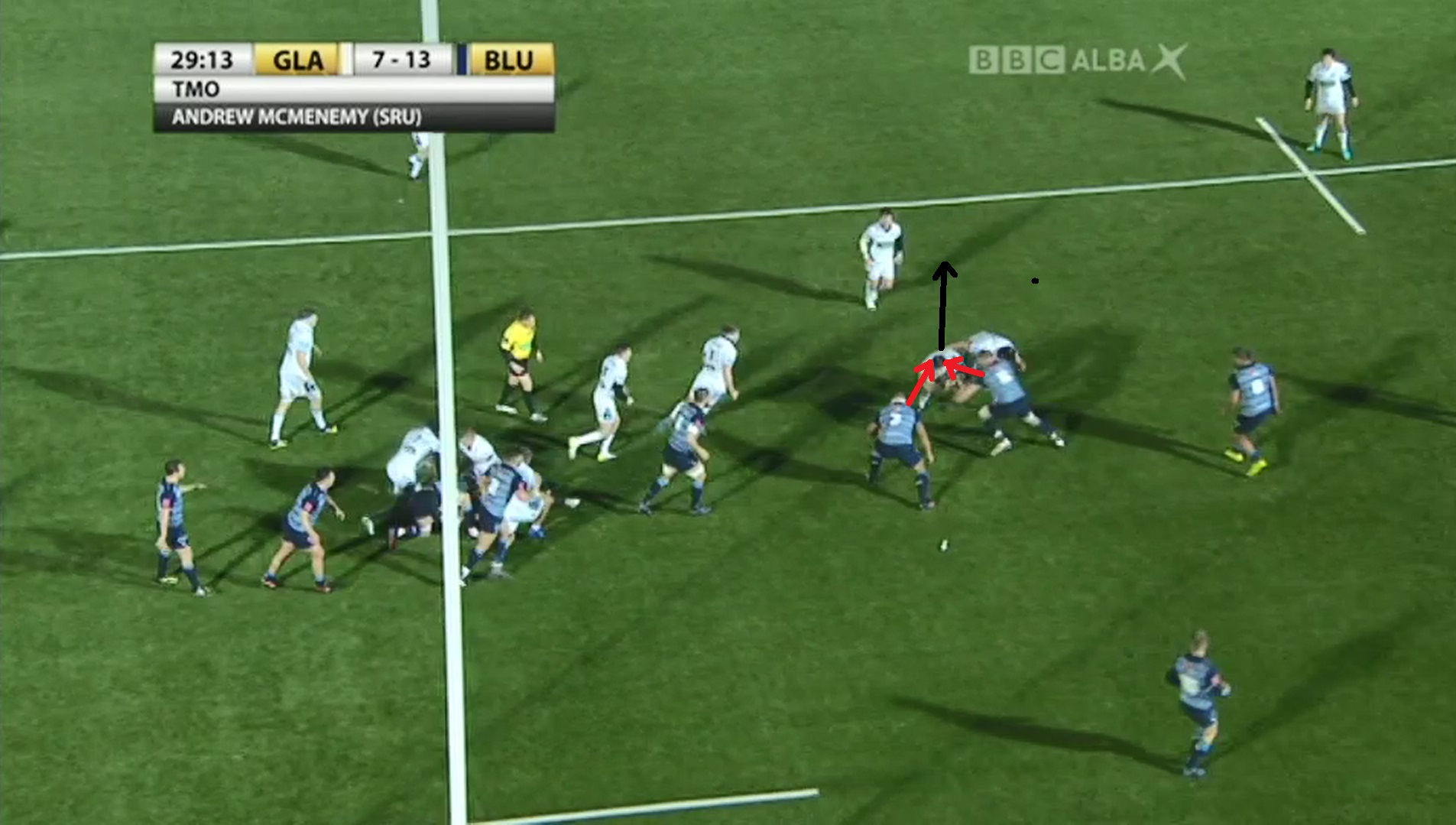 Filise red card aerial 3