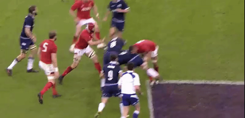 Scotland 18 defence 10