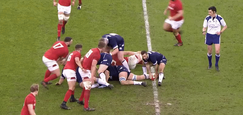 Scotland 18 defence 6