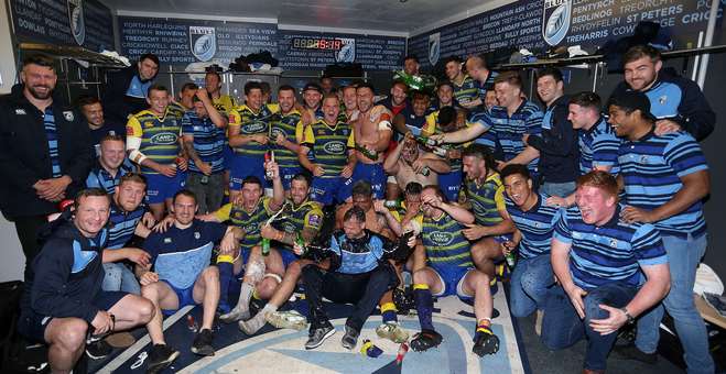 Cardiff Blues team Pau
