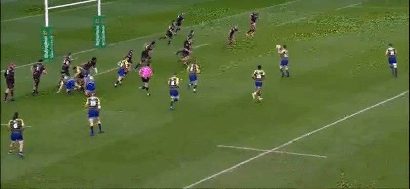 Edinburgh QF Ellis Jenkins try 1