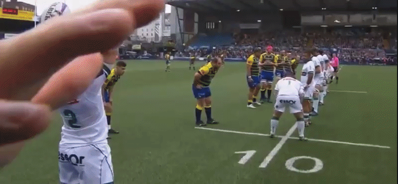 Pau QF Lineout defence 1