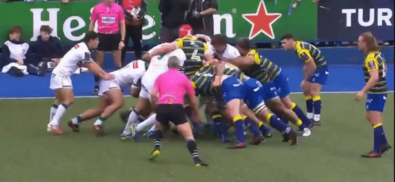 Pau QF Lineout defence 2