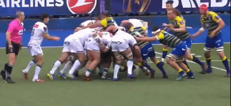 Pau QF maul defence 1