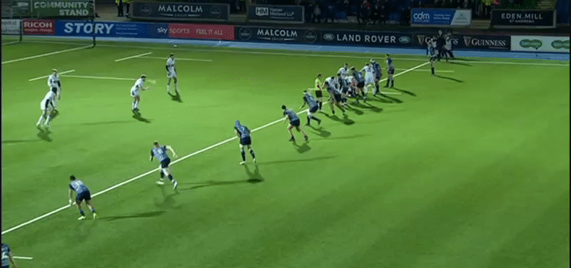 Glasgow defence 1 Big Nick Turnover