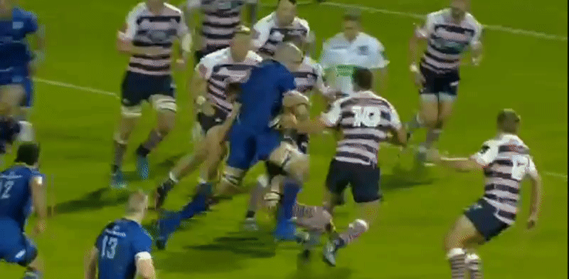 Leinster A Turnbull turnover