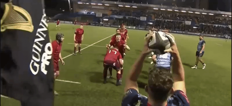 Munster 18 Kirby Myhill lineout 3