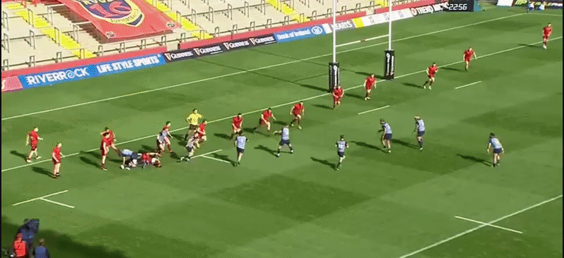Munster A Turnbull try