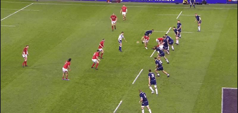 Scotland 18 good attack 9