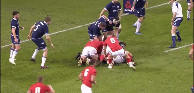 Scotland 18 Halfpenny try 1