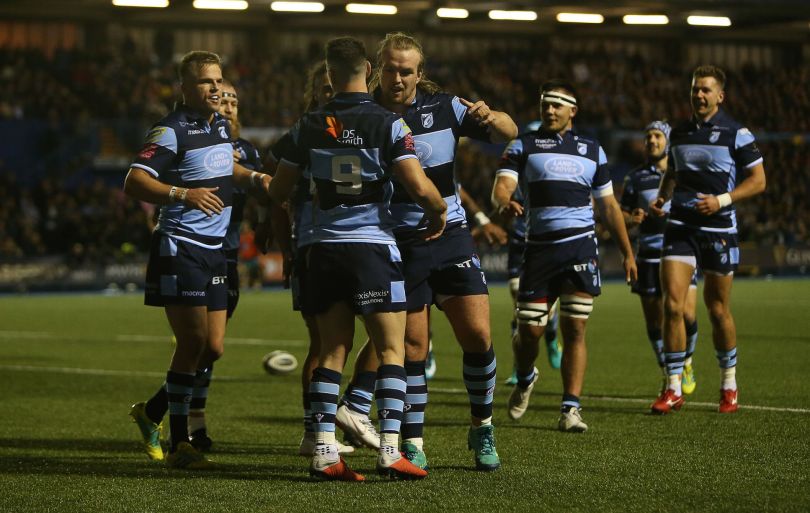 Cardiff Blues team Munster