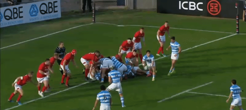 Argentina Parkes tackle 1